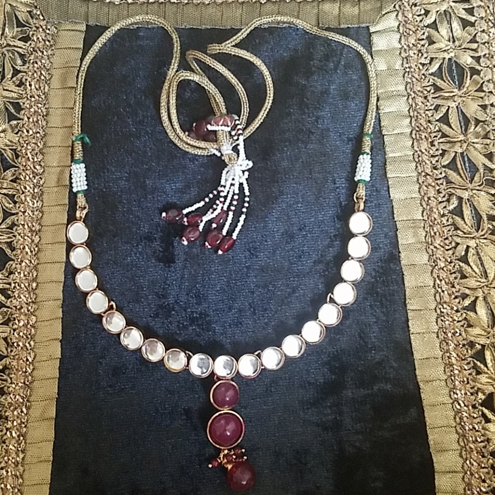 Necklace and earrings